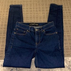 Express high rise legging jeans